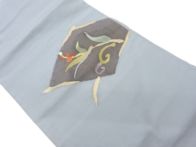 JAPANESE NAGOYA OBI / WOVEN ARABESQUE